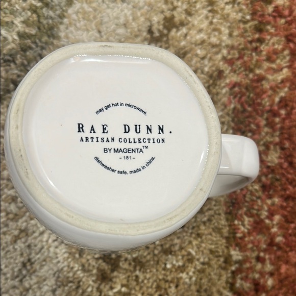 Rae Dunn White Ceramic Mug with Dog Design - Picture 6 of 6